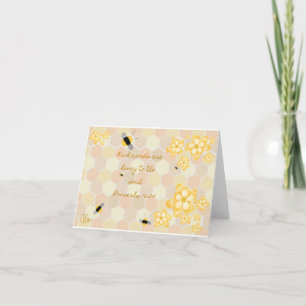 Tarjeta de miel
