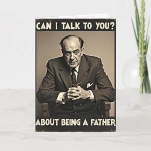 Tarjeta de Mirada del Día del Padre Atento