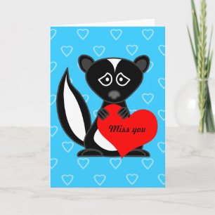 Tarjeta de Miss Usted - Corazón de maletero Person