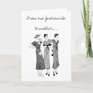 Tarjeta de moda