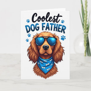 Tarjeta de moda para el Día del Padre para dueños