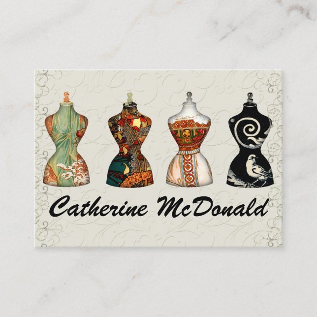 Tarjeta de moda / Seamstress - SRF (Anverso)