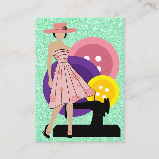 Tarjeta de moda / Seamstress - SRF (Anverso)