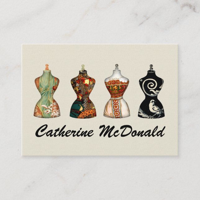 Tarjeta de moda / Seamstress - SRF (Anverso)