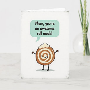 Tarjeta de Modelo de Repostería para Mamás Increíb