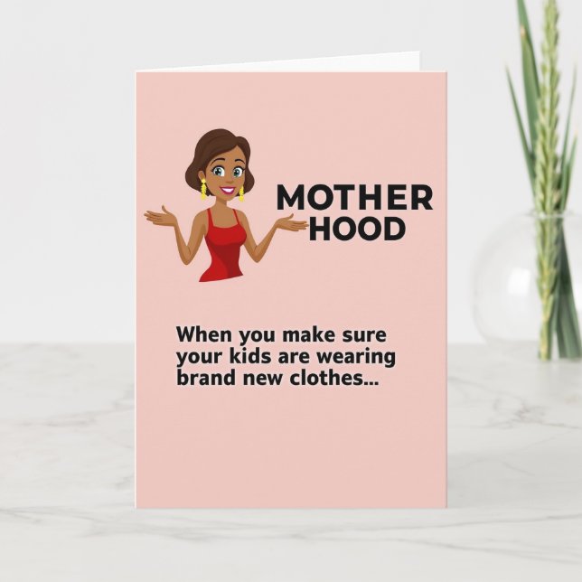 Tarjeta de Momento de Maternidad Animada (Anverso)