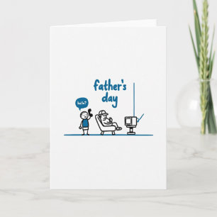 Tarjeta de momento retro del día del padre