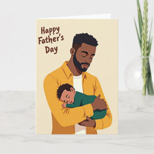 Tarjeta de Momento Tranquilo del Día del Padre