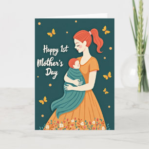 Tarjeta de Momentos de Maternidad Ámbar