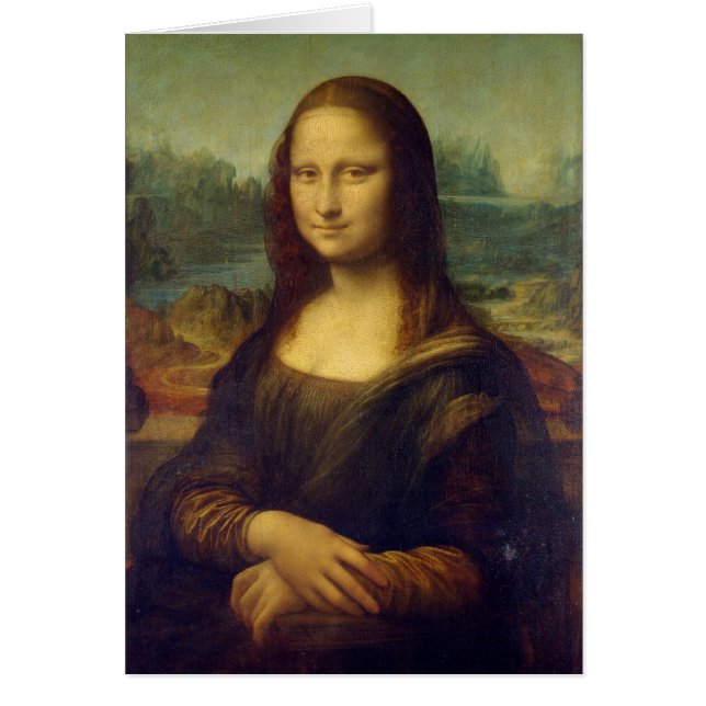 Tarjeta de Mona Lisa (Frente)