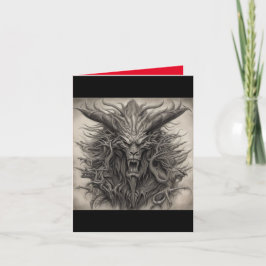 Tarjeta de Monstruo Metalizado Pesado