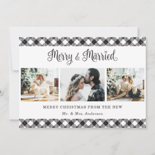 Tarjeta de moro y Navidades casados con blanco neg