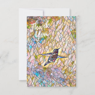 Tarjeta de mosaico "Hummingbird"