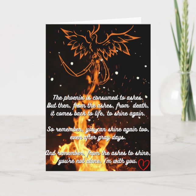 Tarjeta de motivación Phoenix (Anverso)