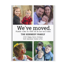 Tarjeta De Movimiento De Collage de fotos De Presu