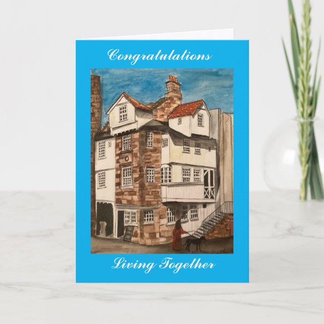 Tarjeta de mudanza juntos (Anverso)