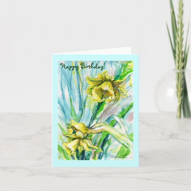 Tarjeta de muelle Daffodil (Anverso)