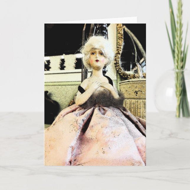Tarjeta de muñeca vintage (Anverso)