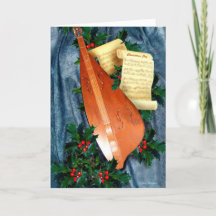 Tarjeta de música de Navidades