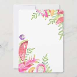 Tarjeta de nacimiento de dos Chicas FRUTTI