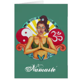 Tarjeta de Namaste