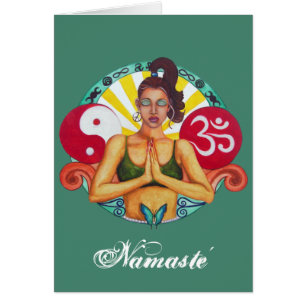 Tarjeta de Namaste