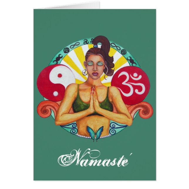 Tarjeta de Namaste (Frente)