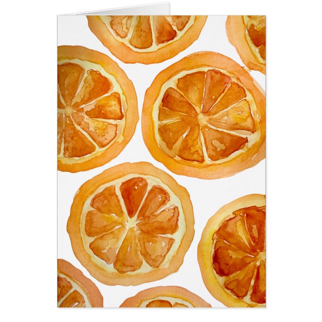 Tarjeta de Naranjas (Frente)