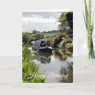 TARJETA DE NARROWBOAT CANAL