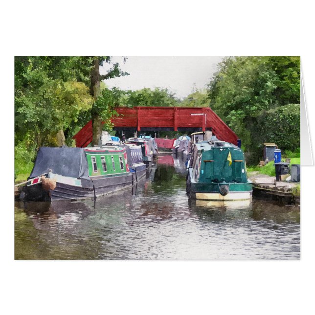 TARJETA DE NARROWBOATS (Anverso (Horizontal))