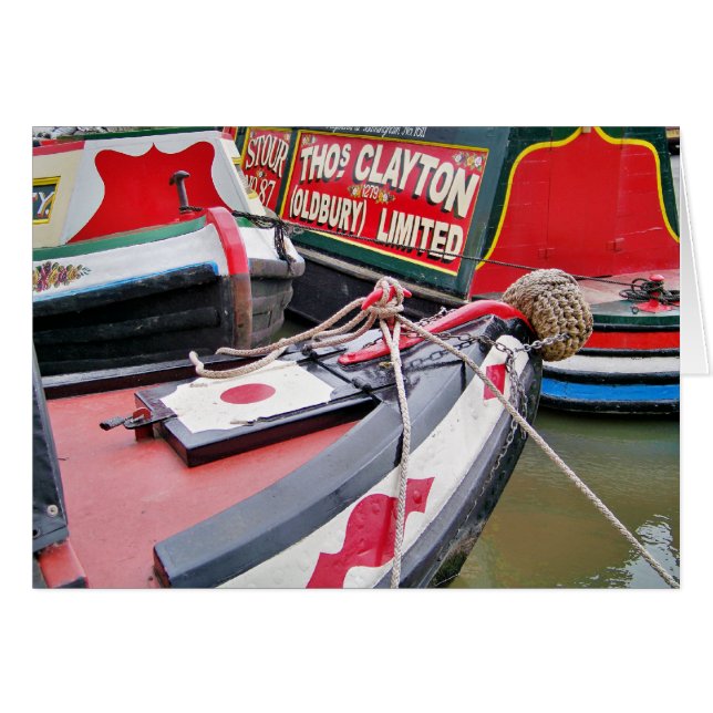 TARJETA DE NARROWBOATS (Anverso (Horizontal))