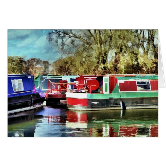 TARJETA DE NARROWBOATS (Anverso (Horizontal))