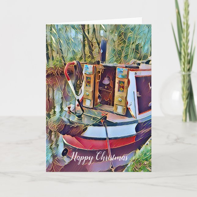 TARJETA DE NARROWBOATS PARA navidades (Anverso)