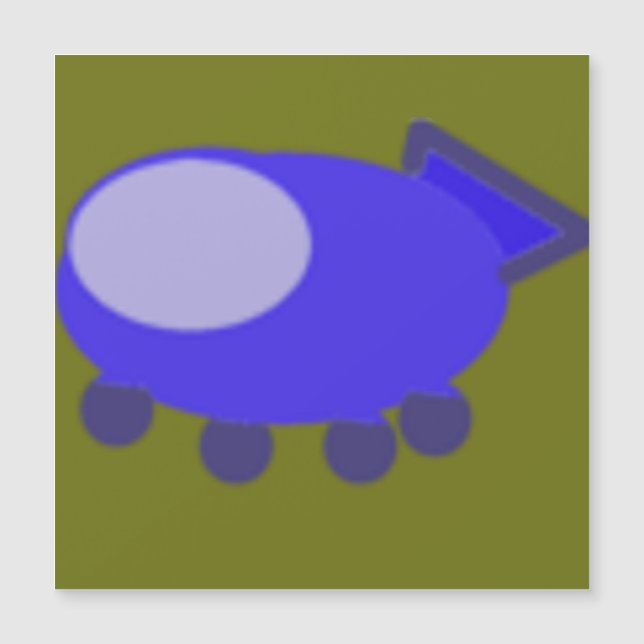 Tarjeta de nave espacial magnética (Anverso)