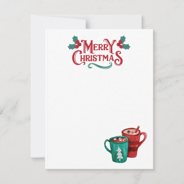 Tarjeta de navidad (Anverso)