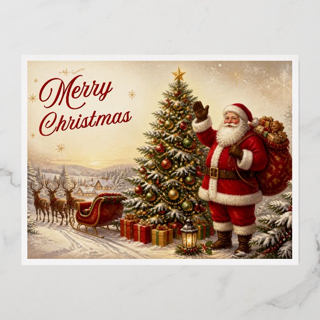 tarjeta de Navidad (Anverso)