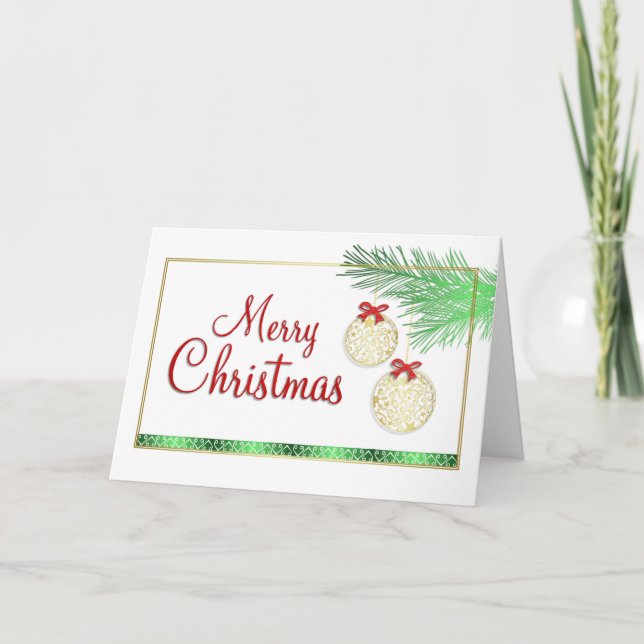 Tarjeta de navidad (Anverso)