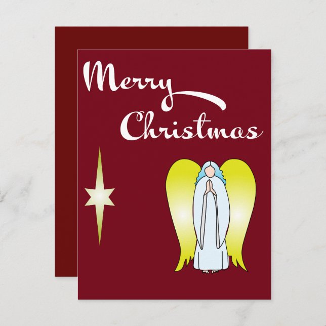 Tarjeta de navidad (Anverso / Reverso)