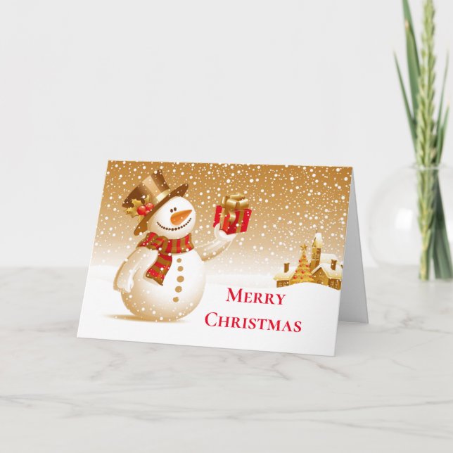 Tarjeta de navidad (Anverso)