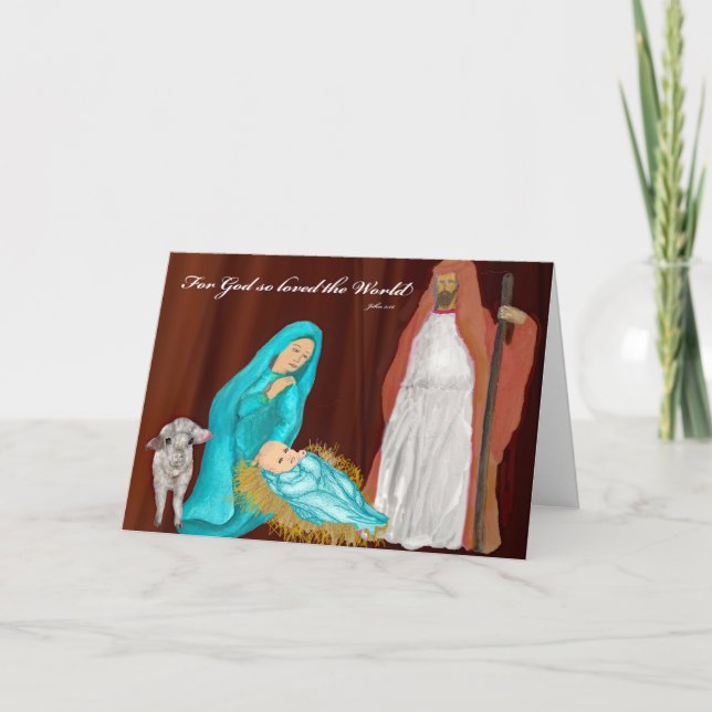 Tarjeta de navidad (Anverso)