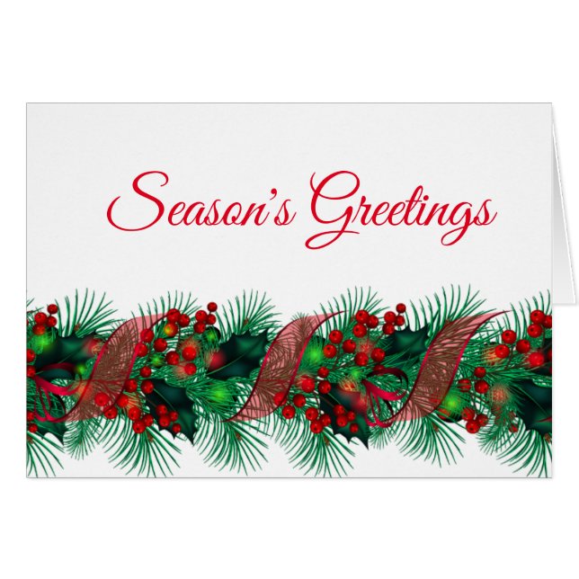 Tarjeta de navidad (Anverso (Horizontal))