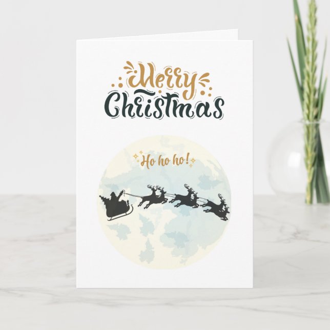 Tarjeta de navidad (Anverso)