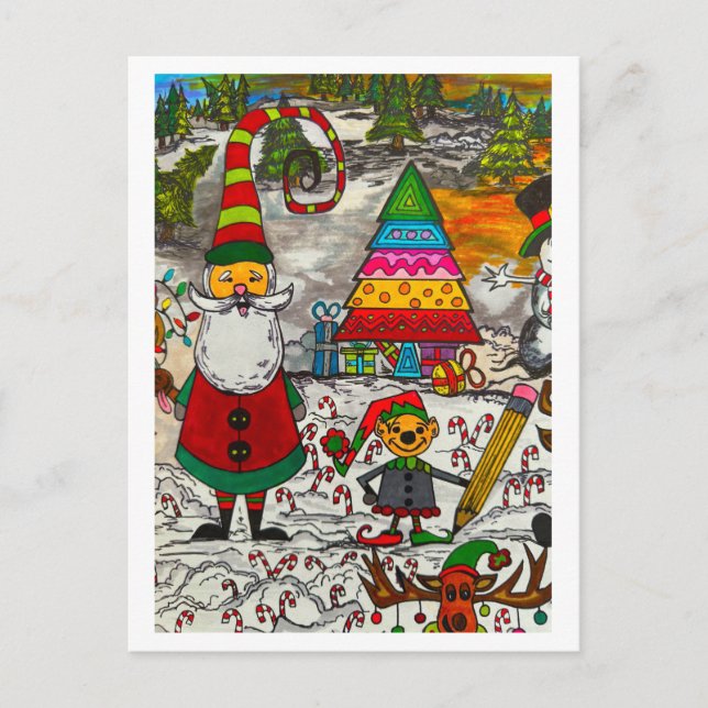 Tarjeta de navidad (Anverso)