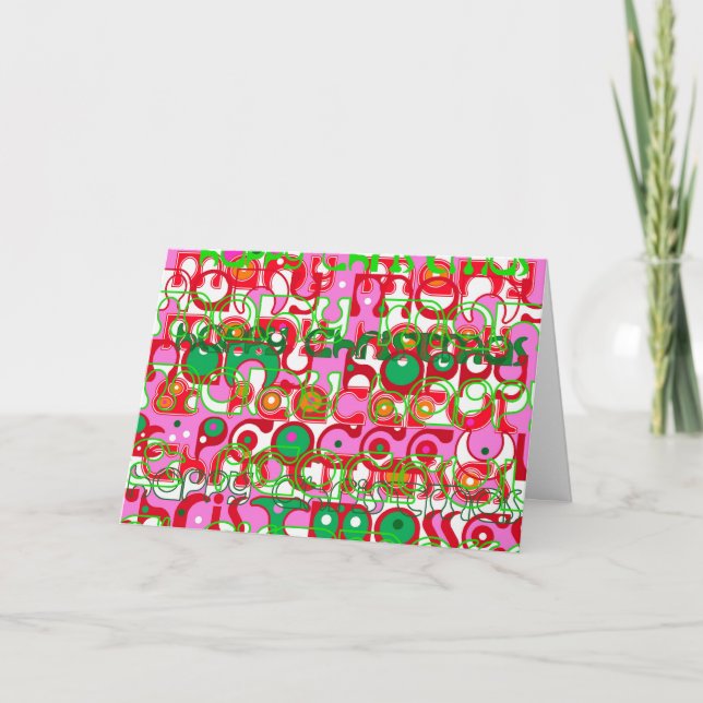 Tarjeta de navidad (Anverso)