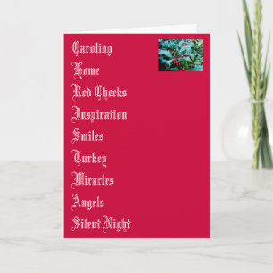 Tarjeta de navidad