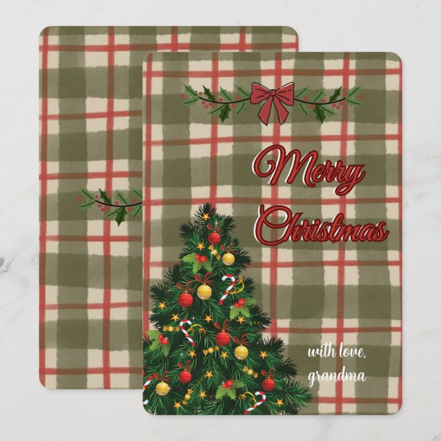 Tarjeta de Navidad (Anverso / Reverso)