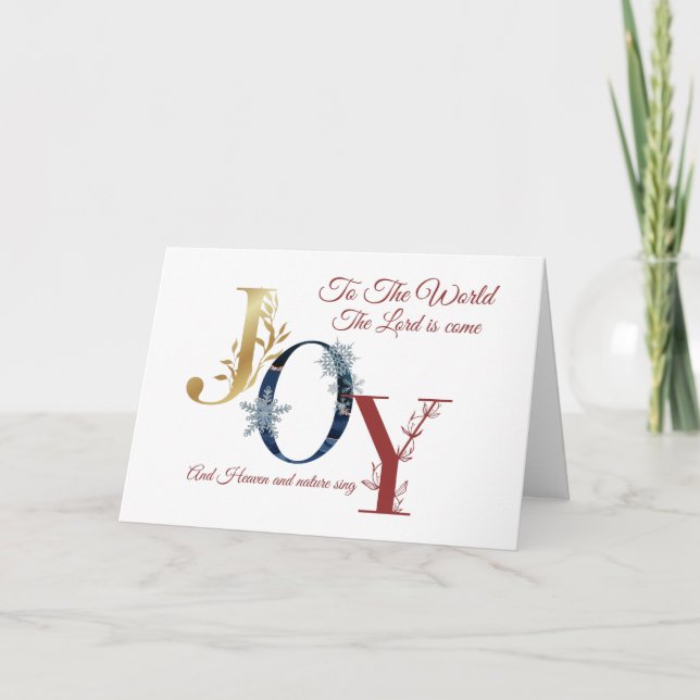 Tarjeta de navidad (Anverso)