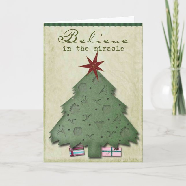 tarjeta de navidad (Anverso)