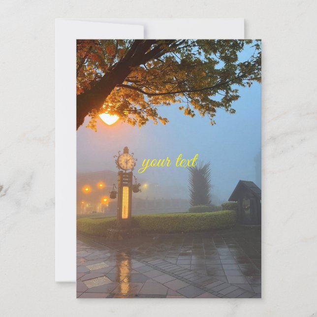 Tarjeta de navidad (Anverso)