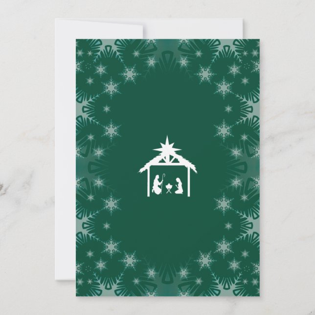 Tarjeta de navidad (Reverso)